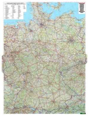 Wegen Landkaart Duitsland