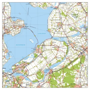 Kaart Flevoland