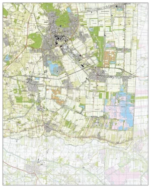 Topografische Kaart TOP25 (Emmen, Klazienaveen, Emmer-Compascuum, Veenoord-Nieuw-Amsterdam, Schoonebeek, Erica)