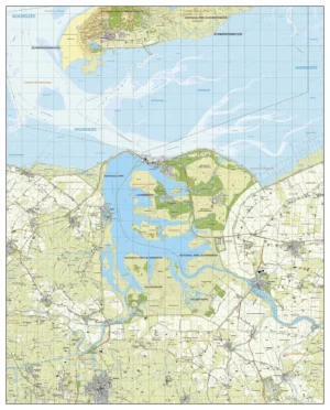 Topografische Kaart TOP25 (Kollum, Ulrum, Zoutkamp)