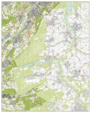 Topografische Kaart TOP25 (Tegelen, Reuver, Swalmen, Baarlo, Belfeld, Maasbree)