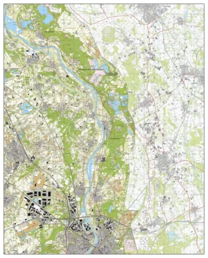 Topografische Kaart TOP25 (Venlo, Blerick, Horst, Sevenum, Grubbenvorst, Velden)